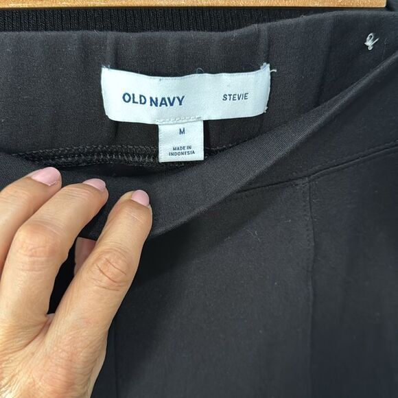 Old Navy Ponte Pants Legging Stevie black Medium Stretch High Rise Pull Over - Picture 3 of 8
